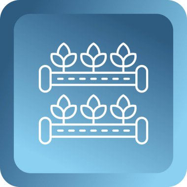 Çit. Web simgesi basit illüstrasyon