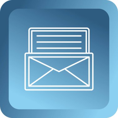 e- posta simgesi vektör illüstrasyonu