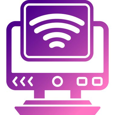 wifi simgesi vektör illüstrasyonu