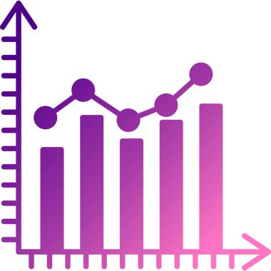 Bar çizelgesi. Web simgesi basit illüstrasyon