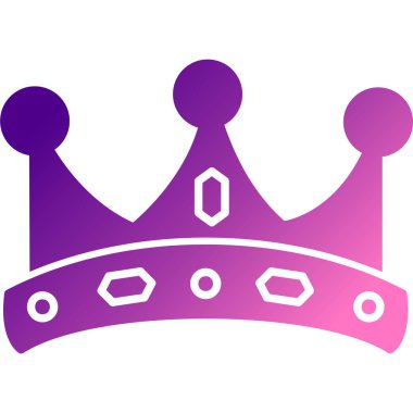 kraliyet taç vektör simgesi