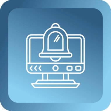 Beyaz arkaplanda kablosuz ağ ikonu olan gri çizgi akıllı ev. Uzaktan kumanda. Mavi kare düğme. vektör illüstrasyonu