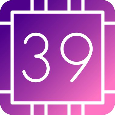 Takvim simgesinin vektör illüstrasyonu