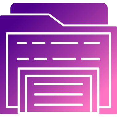 Dosya. Web simgesi basit illüstrasyon