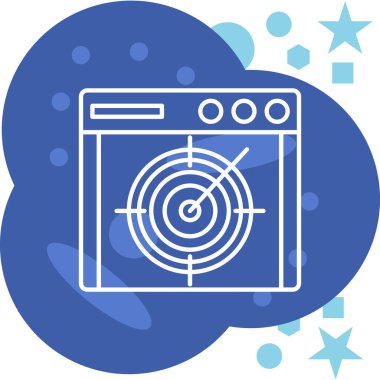 tarayıcı tarayıcı simgesi, vektör illüstrasyonu