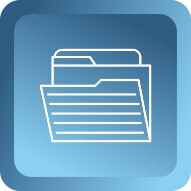 belge simgesi. vektör illüstrasyonu