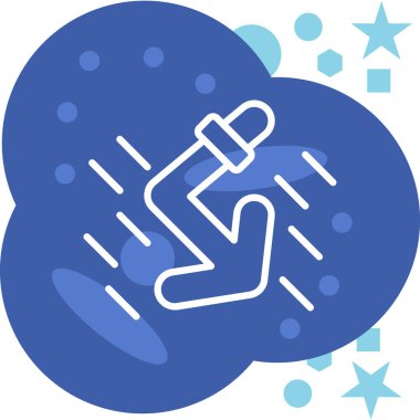 Tek bir simgenin vektör illüstrasyonu