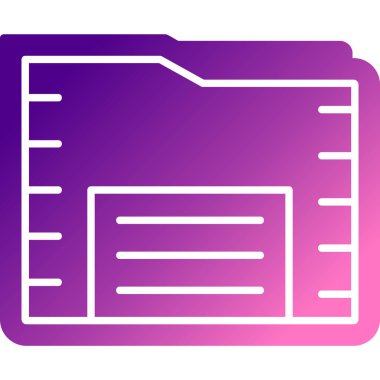 dizin web simgesi, basit tasarım