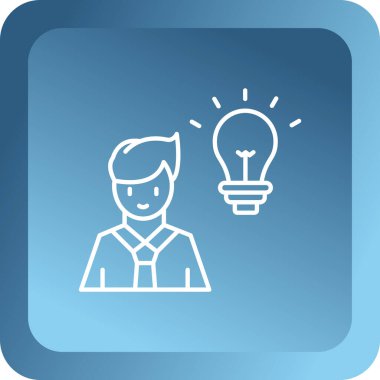 Ampul simgesi. vektör illüstrasyonu