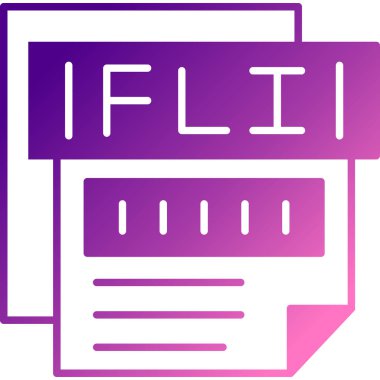 dosya biçimi simgesi, vektör illüstrasyonu