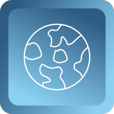 Küresel simge vektör illüstrasyonu