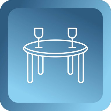 Restoran simgesinin vektör illüstrasyonu