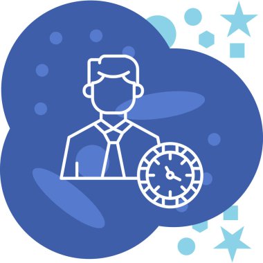 Bir simgenin vektör illüstrasyon tasarımı