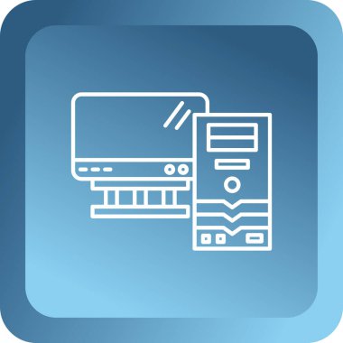 Web simgesi vektör illüstrasyonu