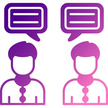 Konuşma baloncukları vektör illüstrasyon tasarımı