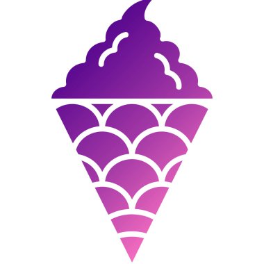 Dondurma. basit tasarım vektörü.