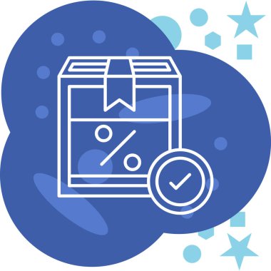 Alışveriş sepeti, web simgesi basit illüstrasyon