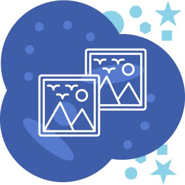 Takvim simgesinin vektör illüstrasyonu