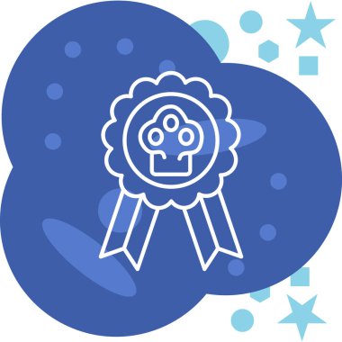 Ödül. Web simgesi basit illüstrasyon