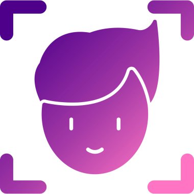 Bir insan simgesinin vektör illüstrasyonu