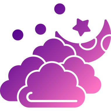 Hava durumu simgesi, vektör illüstrasyonu