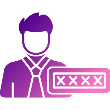 Evrak çantası ve kravat vektör çizimi tasarımı ile iş adamı