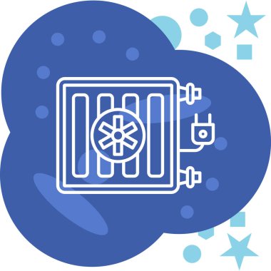 Bulut hesaplama teknolojisi simgesi - taslak biçimi