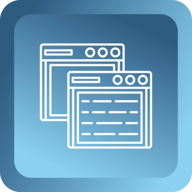 Beyaz çizgi kağıt sayfa simgesi gölge arkaplanı ile izole edilmiş. Kağıt belge işareti. vektör illüstrasyonu