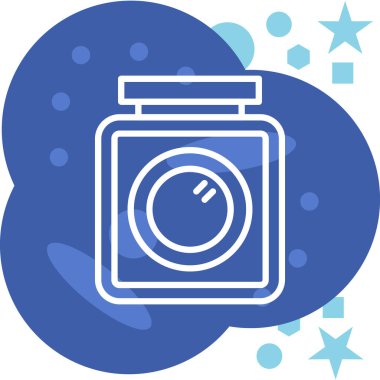 Kamera. Web simgesi basit illüstrasyon