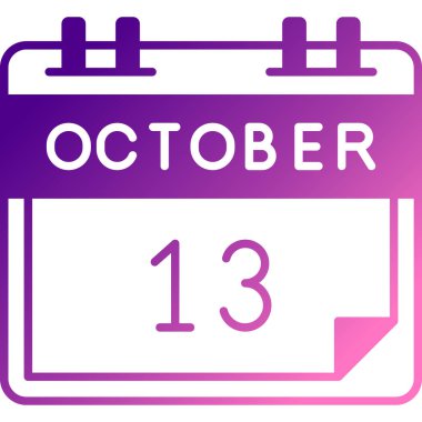 21 Ekim için takvimi olan illüstrasyon.