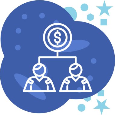 Dolar simgesi vektör illüstrasyonu