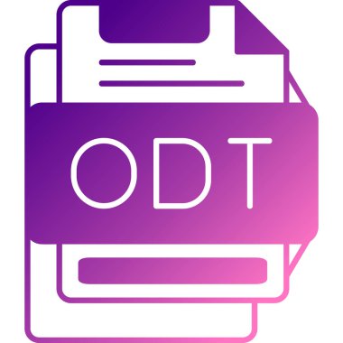 Dosya biçim simgesinin vektör illüstrasyonu