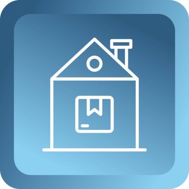House vektör simge işareti simge vektör çizim kişisel ve ticari kullanım için..