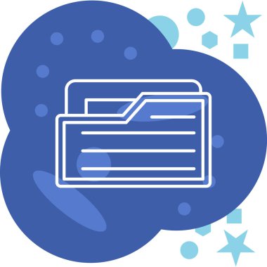 Bulut simgesi vektör illüstrasyonu