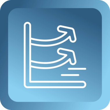 Yol işareti simgesinin vektör illüstrasyonu