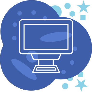 Bulut. Basit simge vektör illüstrasyonu