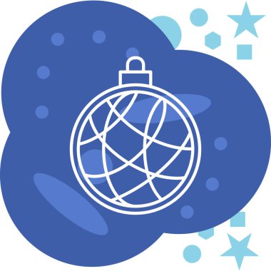 Noel Küresi. Basit illüstrasyon