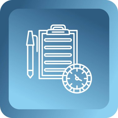 Modern b 'nin vektör gösterimi simgesiz saat