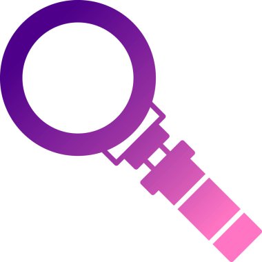 Büyüteç simgesi. vektör illüstrasyonu