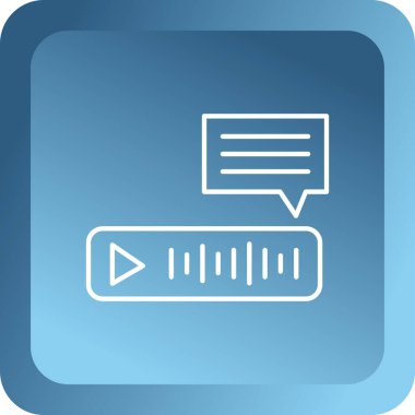 Ağ simgesi. Video oynatıcının vektör illüstrasyonu