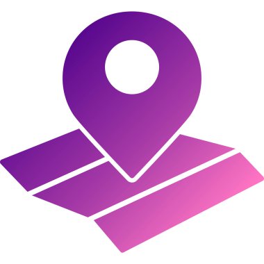 harita konumu pin vektörü simgesi