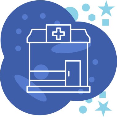 Kutu. Web simgesi basit illüstrasyon