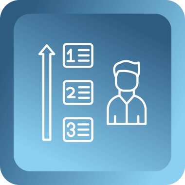 İş simgesinin vektör illüstrasyonu