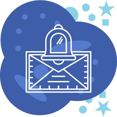 Bir harfin vektör illüstrasyonu