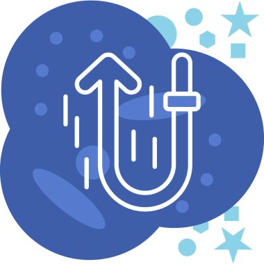 İsrail bayrağının vektör illüstrasyonu