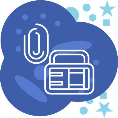 Modern bir simgenin vektör illüstrasyonu