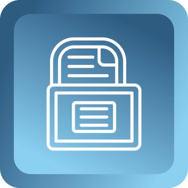 Dosya simgesinin vektör illüstrasyonu