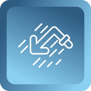 Dokunmatik ağ simgesinin vektör illüstrasyonu