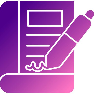 kalem simgesi vektör illüstrasyonu