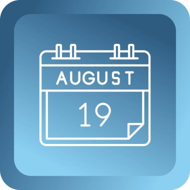 Ağustos tarihli takvim